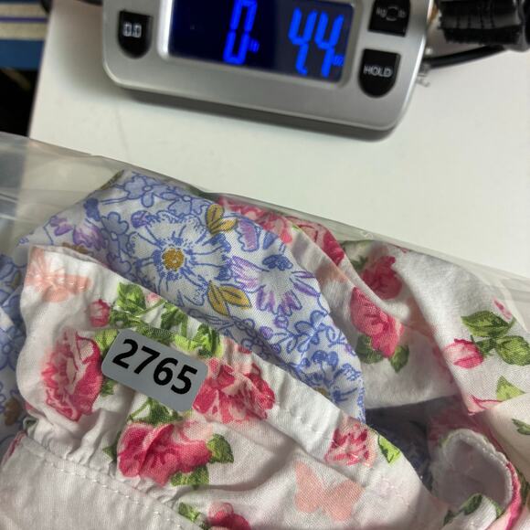 Romper Lot Of 2 Baby Girl 6 Mo Floral Rose Bow Bib Ribbon Spring Easter Church - Picture 9 of 9